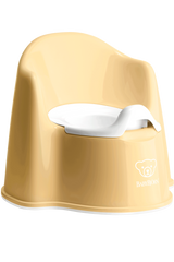 BabyBjorn - Olita cu protectie spate Potty Chair Powder Yellow/white