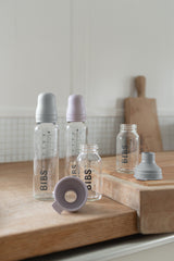BIBS - Kit pentru set complet biberon din sticla anticolici, Sage
