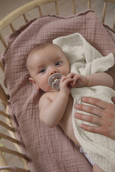 BIBS - Set de 2 museline 70x70 cm, Ivory