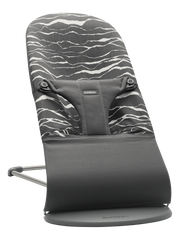 BabyBjorn - Balansoar Bliss Anthracite/Landscape Bumbac - Editie Limitata