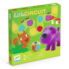 Joc educativ, Micul circuit cu zar și 4 figurine, Djeco