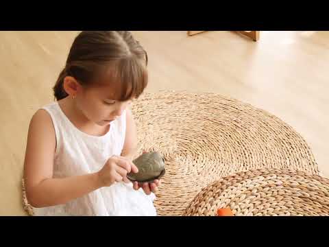 Set fructe de mare de jucărie, lemn, 8 piese, Plan Toys