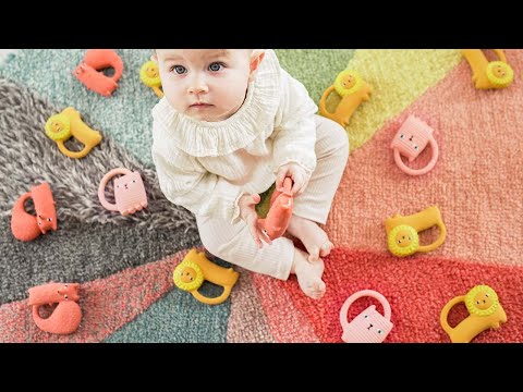 Jucărie dentiție, cauciuc natural, Richie the Lion, Oli & Carol